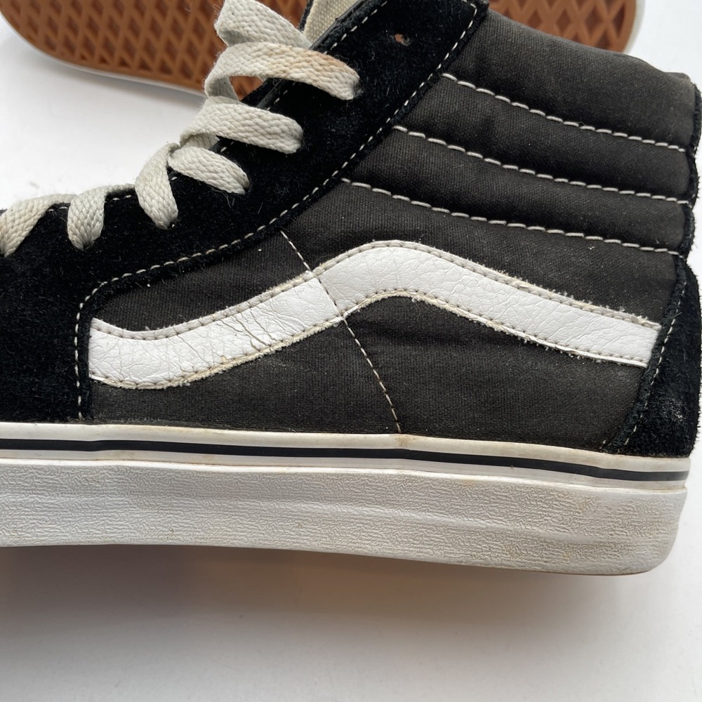 Vans Sk8-Hi OTW Men's Size 10 Suede Black White Casual High Top Sneaker Skate - Picture 6 of 9